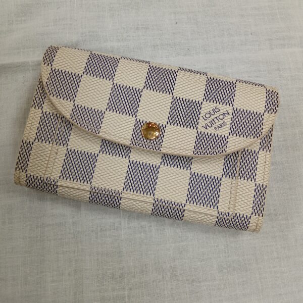 Pochette Solo Louis Vuitton "Damier azur"