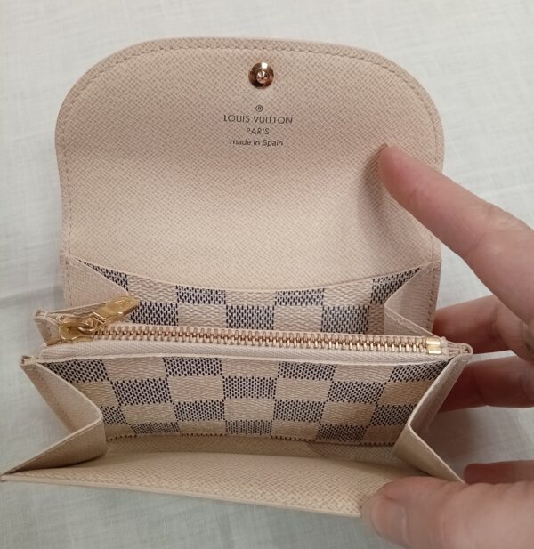 Pochette Solo Louis Vuitton "Damier azur" – Image 3